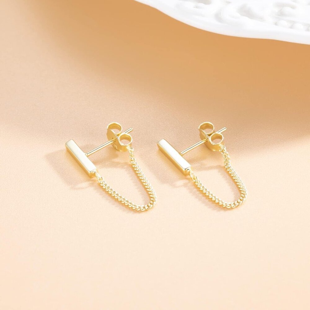 Lightweight Dangle Earrings Crafted From S925 Ste… - image 4